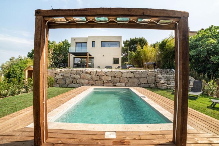 Saint Paul De Vence A La Vue Imprenable Villa Luaran gambar